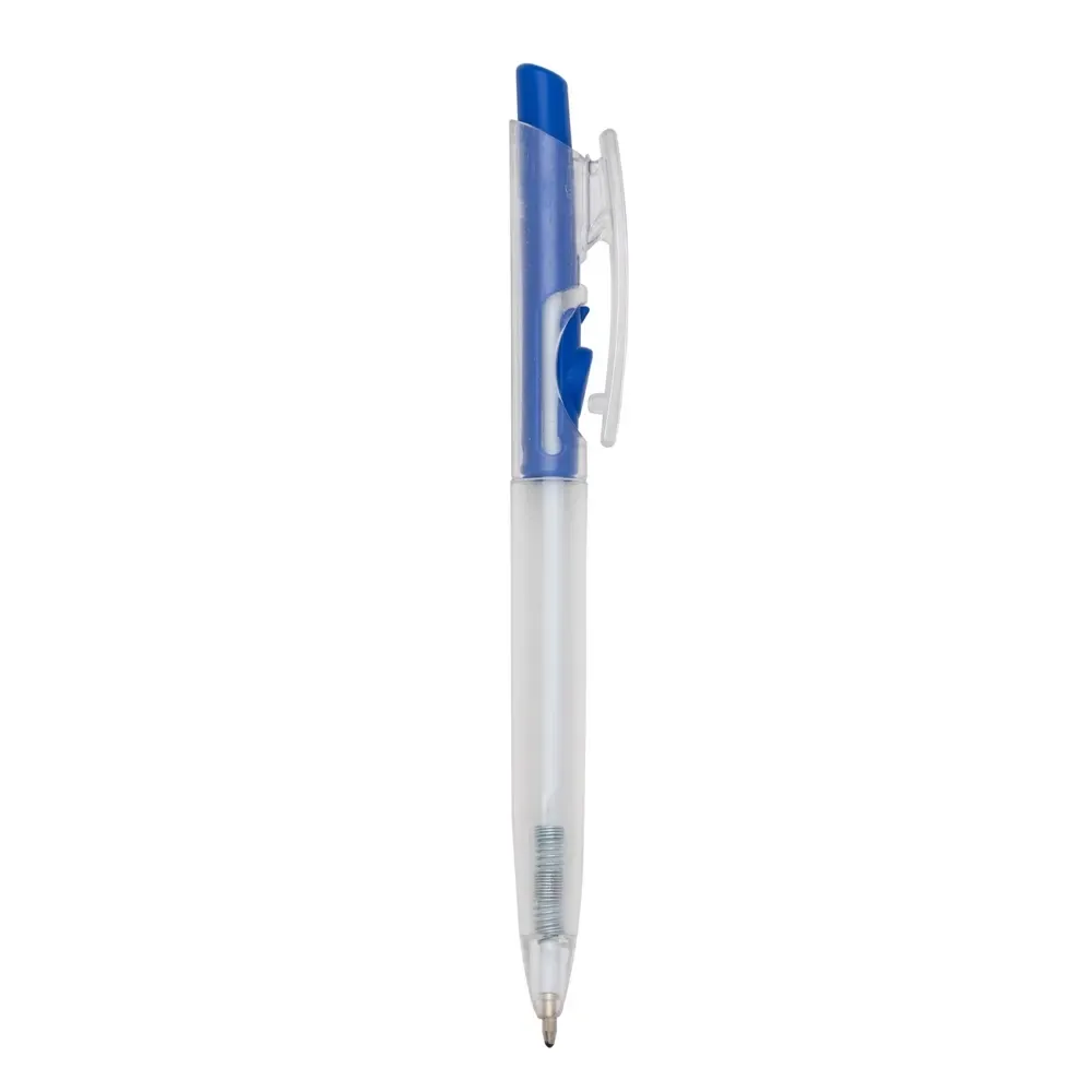 Caneta plástica personalizada com carga azul 1.2mm azul