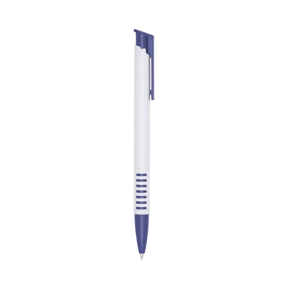 Caneta Plástica Cores Especiais personalizada azul