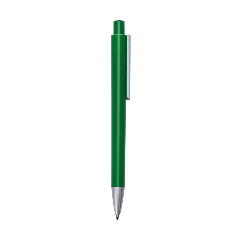 Caneta plástica personalizada na cor verde