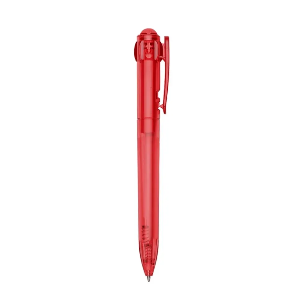 Caneta plástica personalizada vermelha