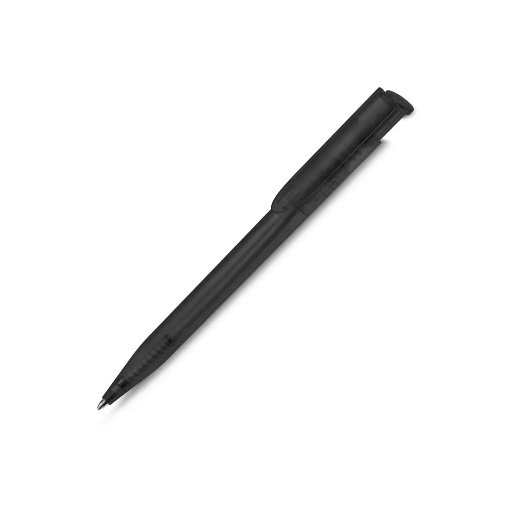 Caneta plástica personalizada preta