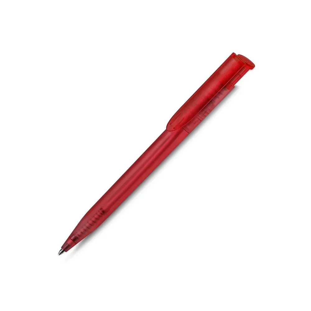 Caneta plástica personalizada vermelha