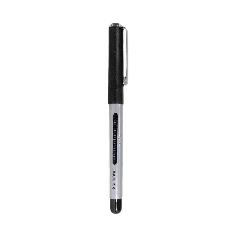 "Caneta rollerball plástica personalizada Aihao preta"