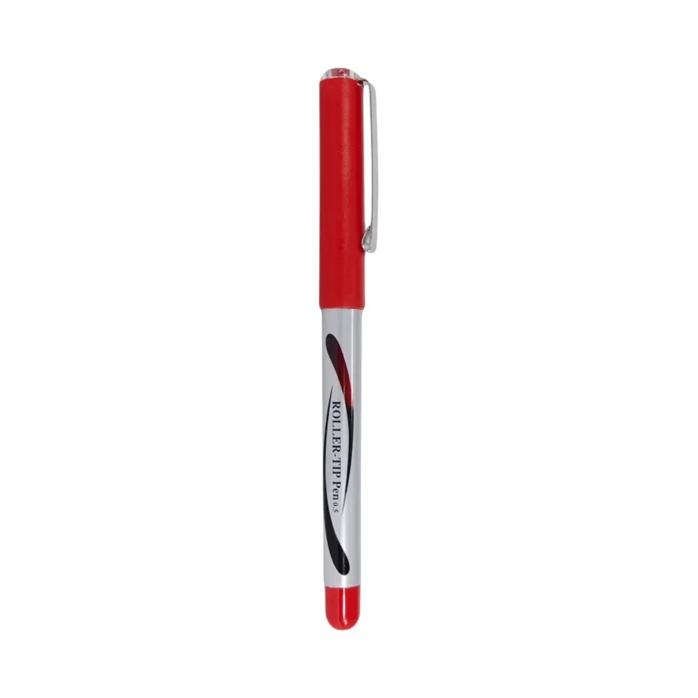 "Caneta rollerball plástica personalizada Aihao vermelha"