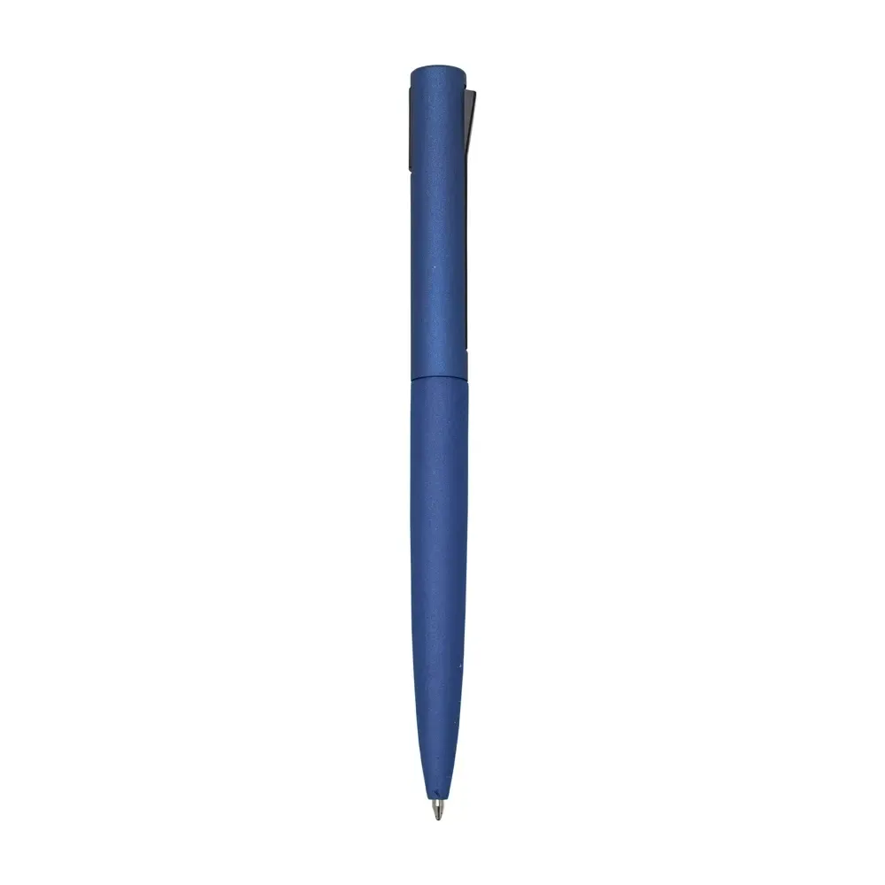 Caneta semimetal personalizada azul