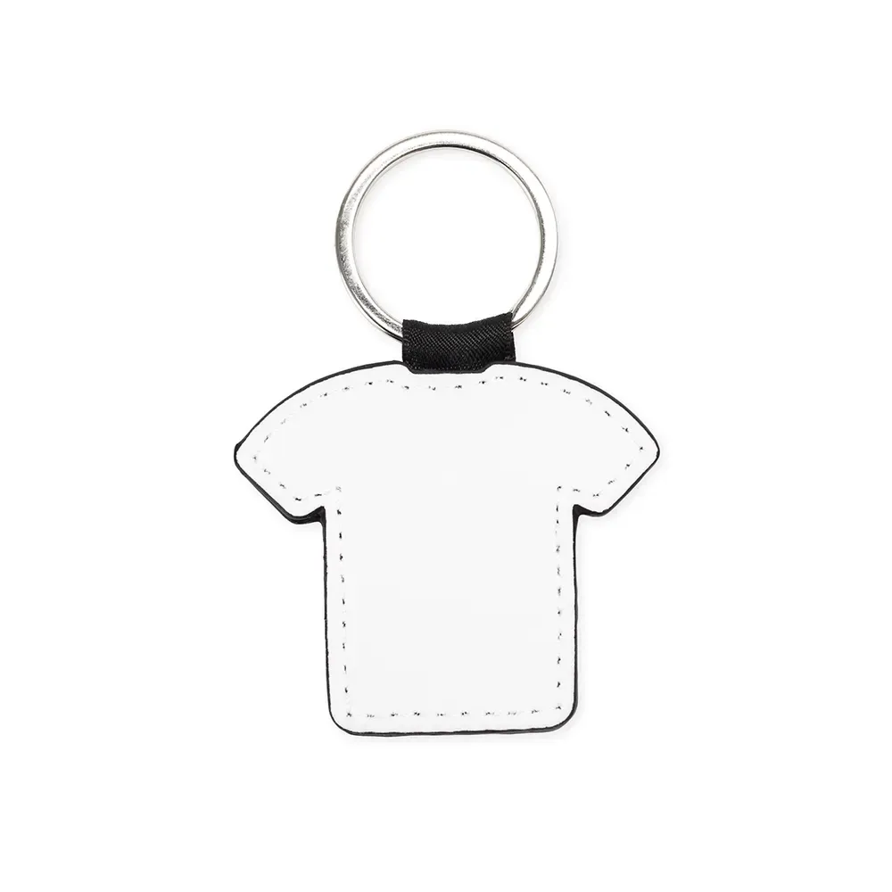 Chaveiro personalizado em poliéster sublimático, formato camiseta