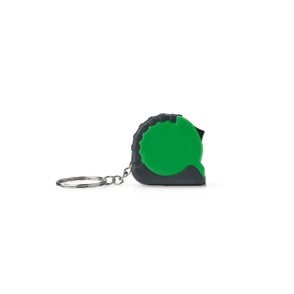 Chaveiro trena personalizada de 1 metro, modelo grande, cor verde