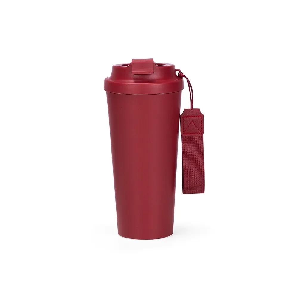 Copo inox personalizado 480ml com alça, vinho
