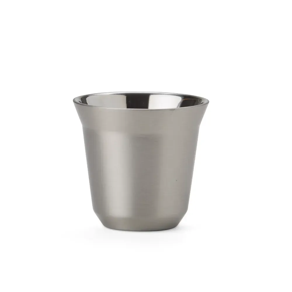 Copo inox parede dupla 80ml cor inox personalizado