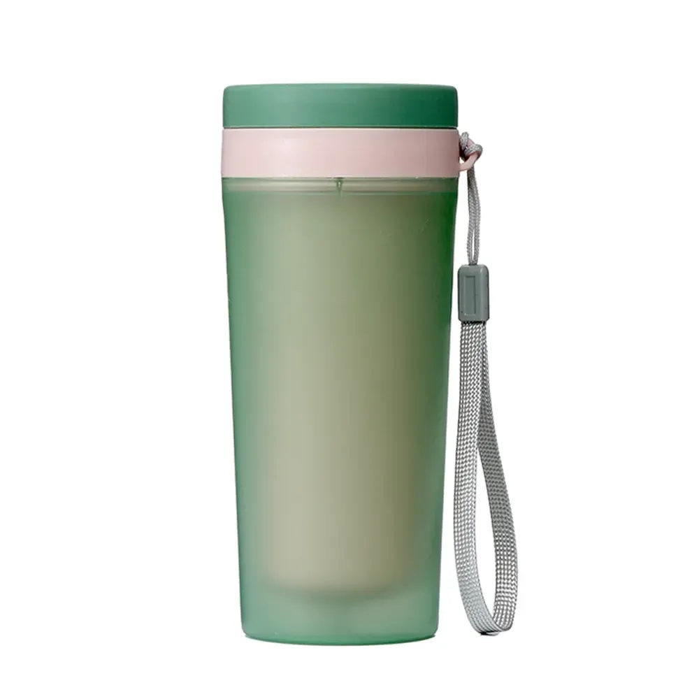 Copo plástico personalizado 300ml com alça, verde