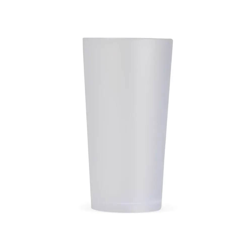 Copo plástico personalizado 420ml fosco, transparente