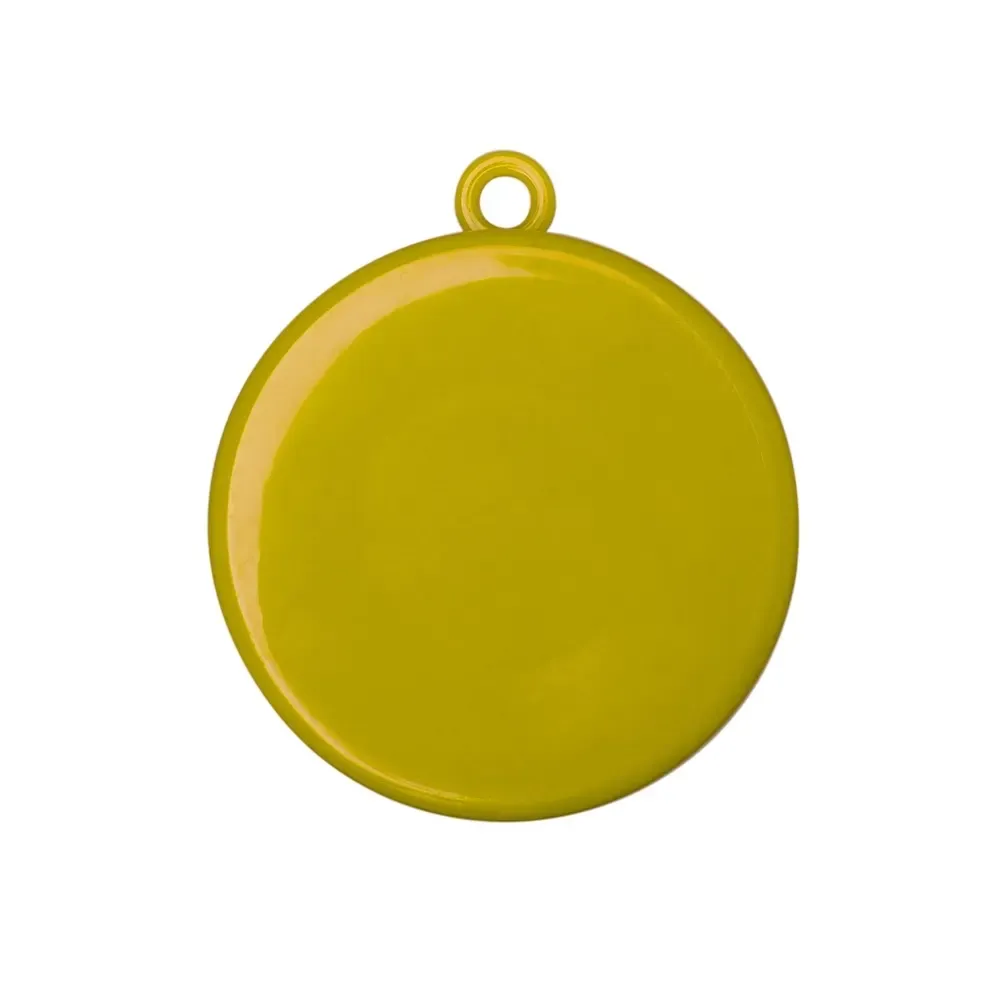 Copo retrátil personalizado 200ml porta-comprimido, amarelo
