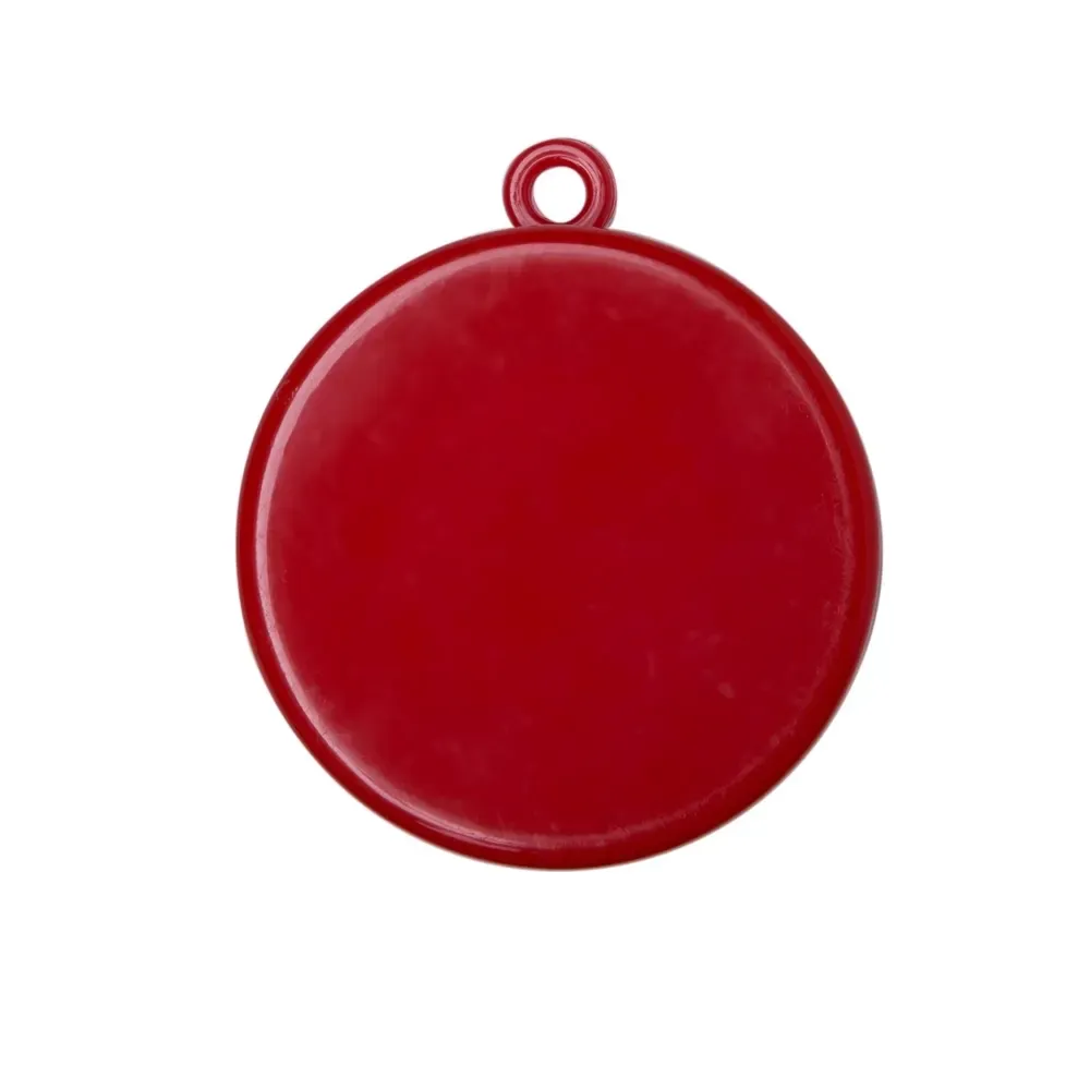 Copo retrátil personalizado 200ml porta-comprimido, vermelho