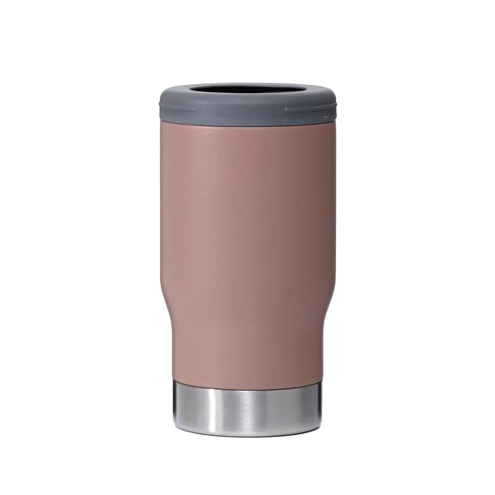 Copo térmico inox 380ml multiuso bronze com abridor personalizado
