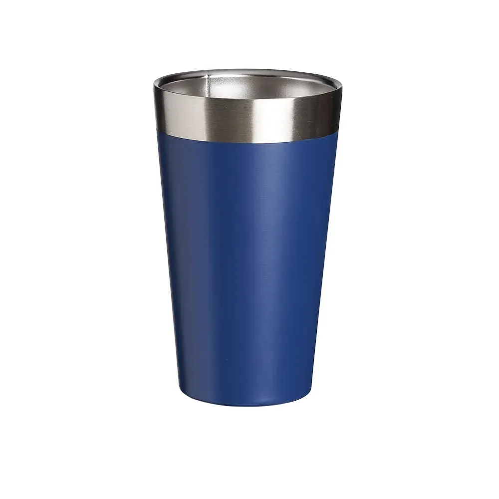 Copo térmico inox 473ml azul personalizado