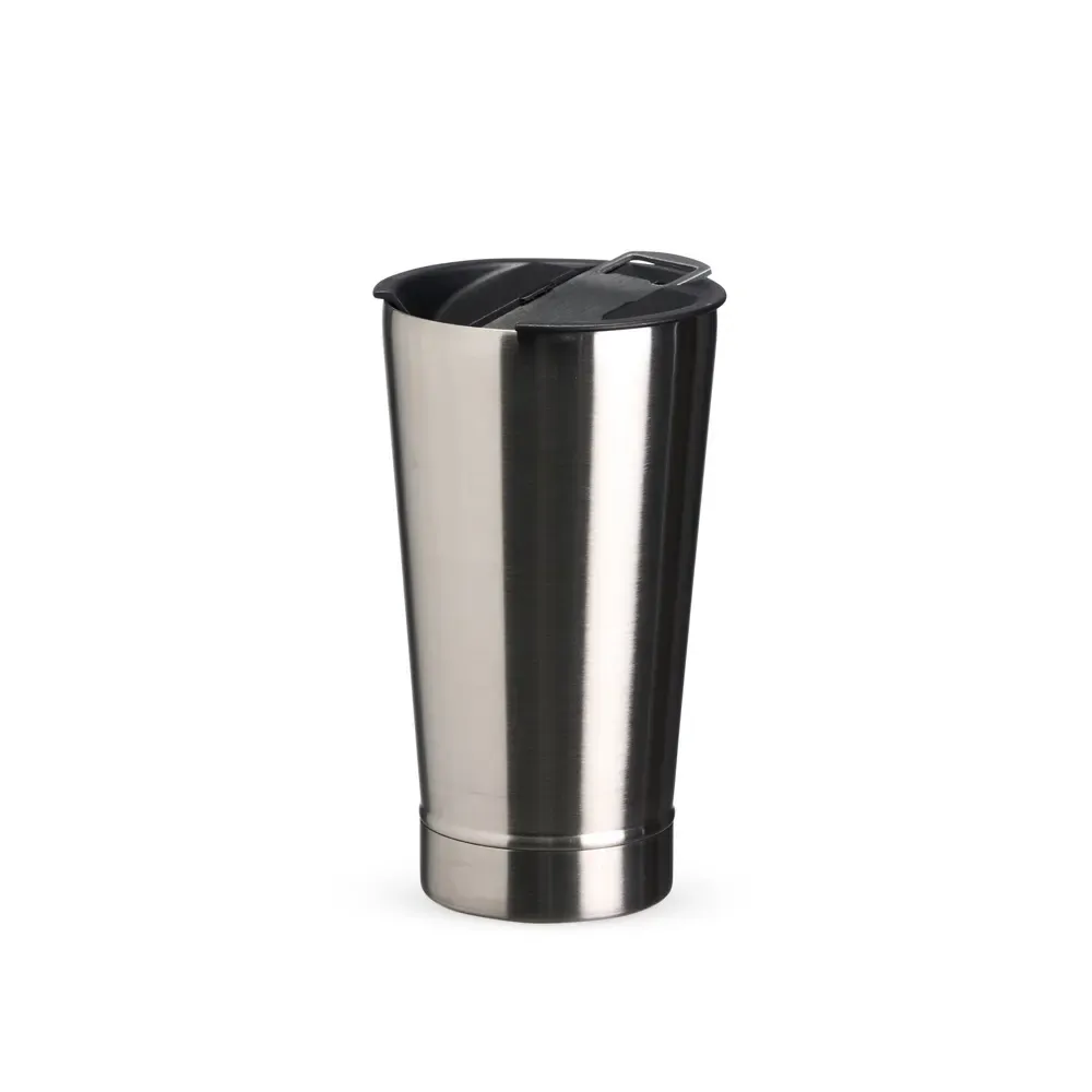 Copo Térmico Inox 500ml com Abridor cor inox