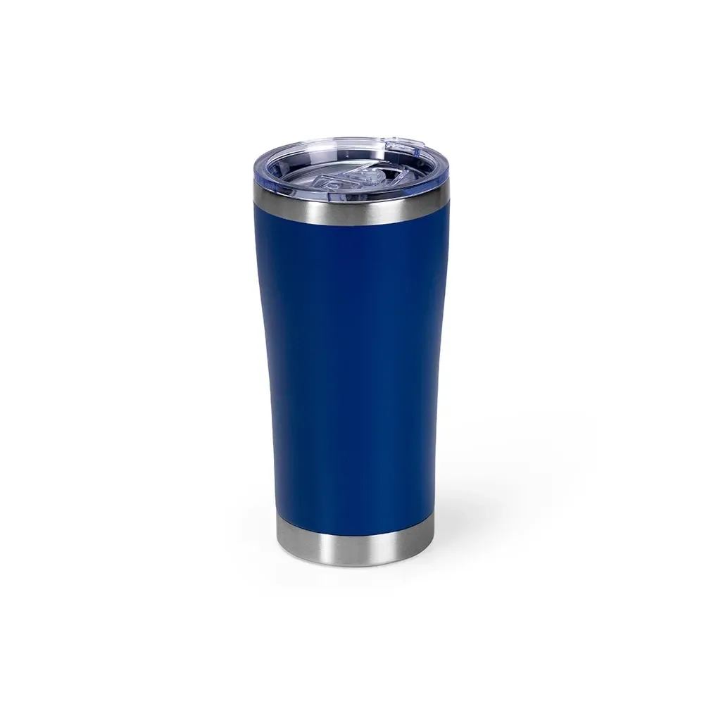 Copo Térmico Inox 550ml azul escuro