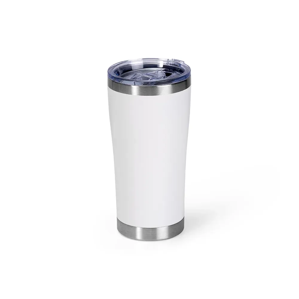 Copo Térmico Inox 550ml branco