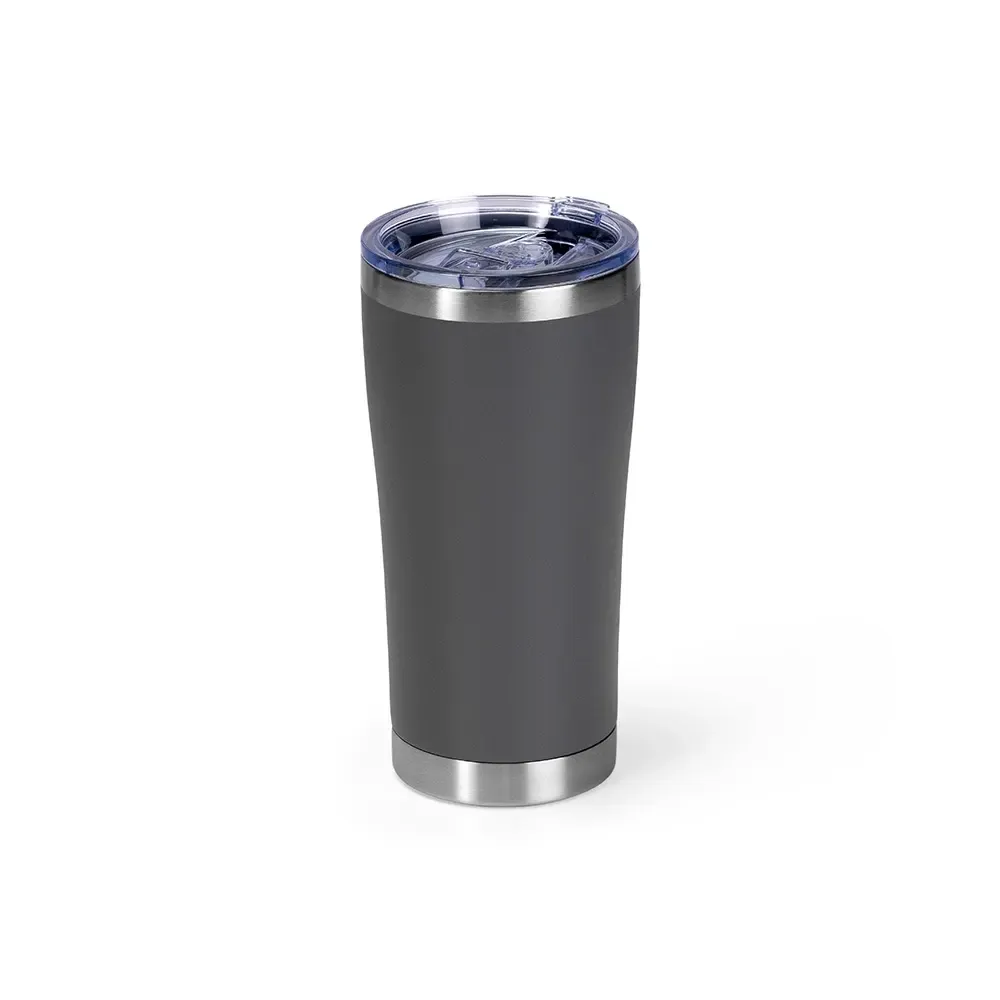 Copo Térmico Inox 550ml cinza