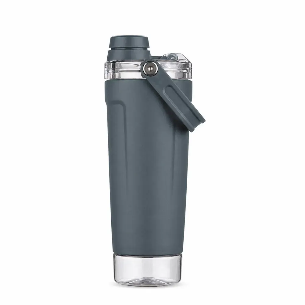 Coqueteleira térmica personalizada 650ml, cor cinza escuro