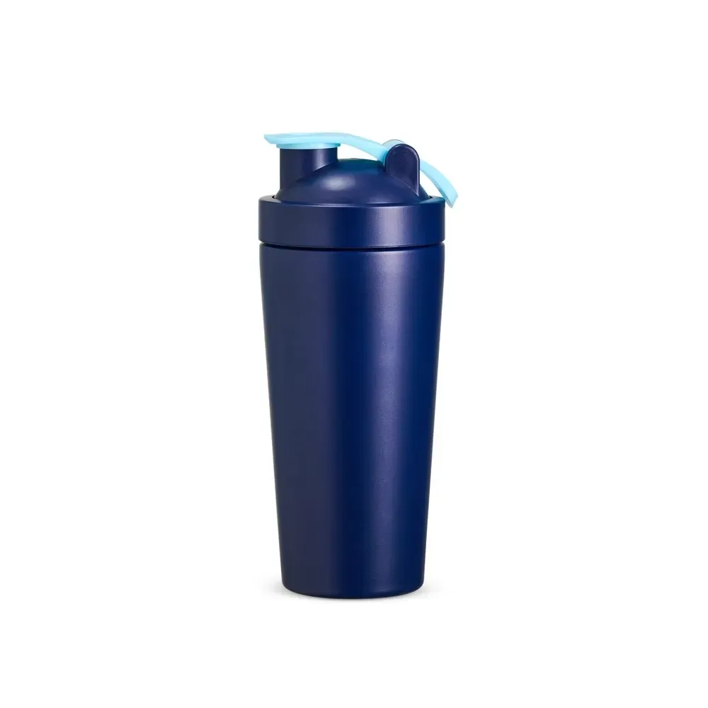 Coqueteleira térmica personalizada 700ml, cor azul