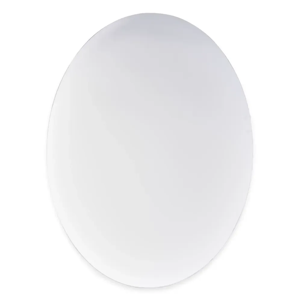 Espelho adesivo acrílico personalizado oval, tamanho G, 30x40 cm