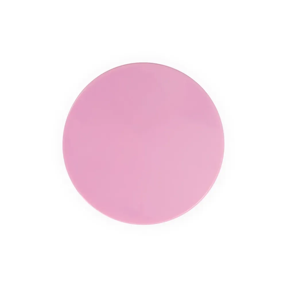 Espelho personalizado plástico de bolso, abertura deslizante, cor rosa