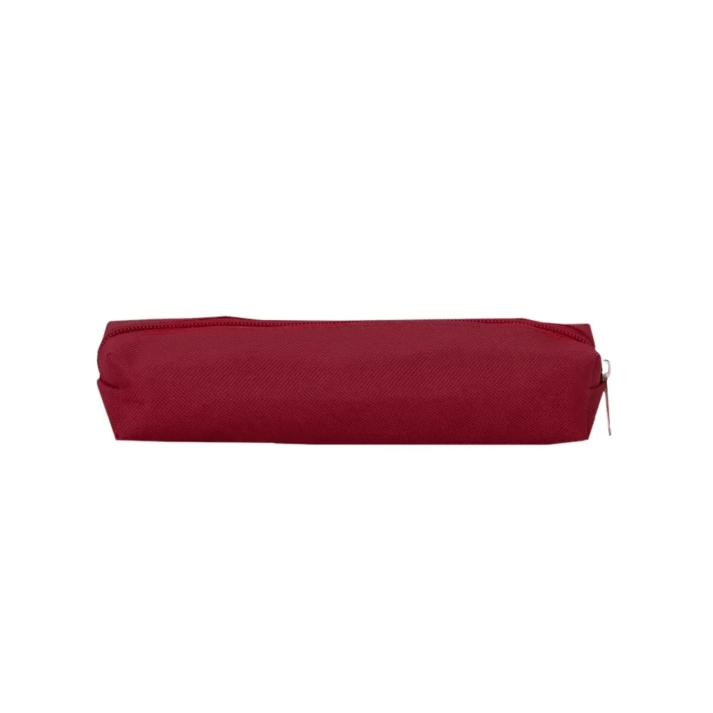 Estojo personalizado de nylon colorido, cor vermelho