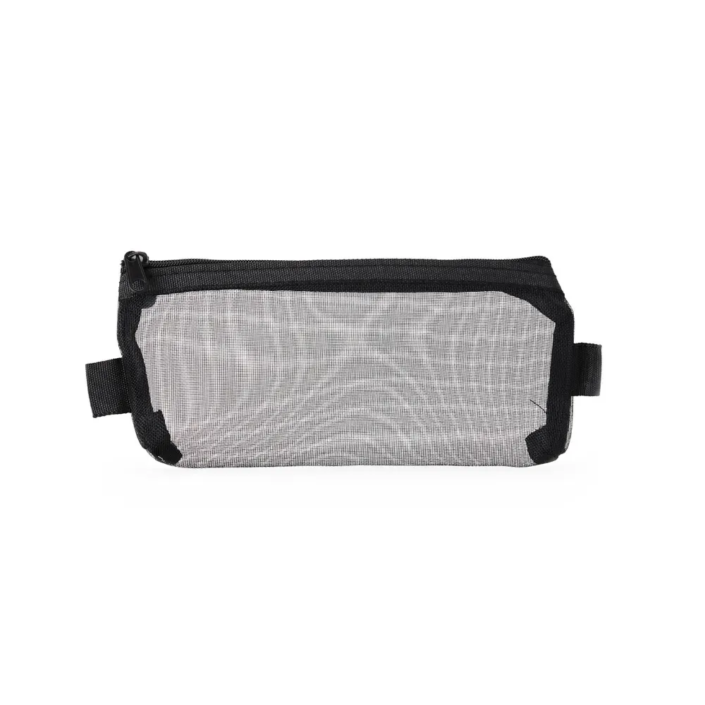 Estojo personalizado de nylon com duas alças, cor preto