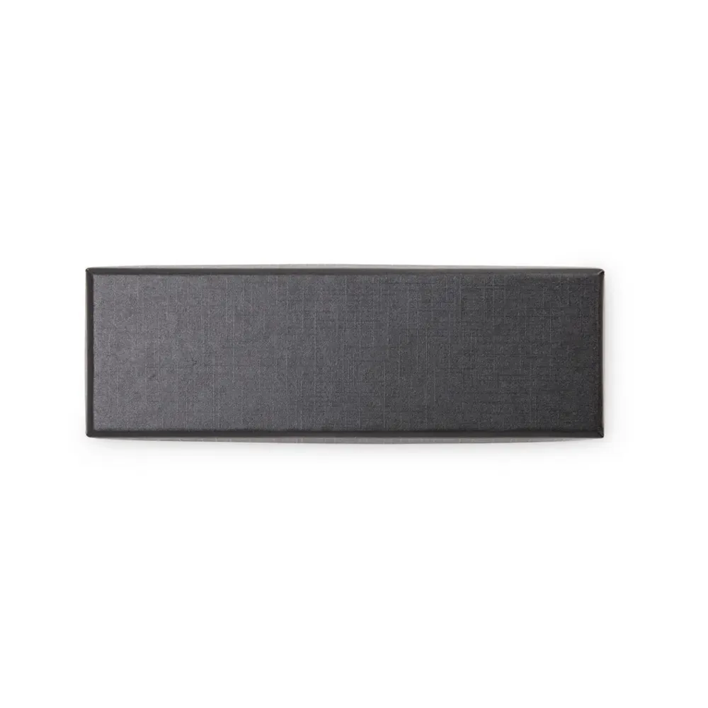 Estojo porta-caneta personalizado de papelão colorido, cor preto