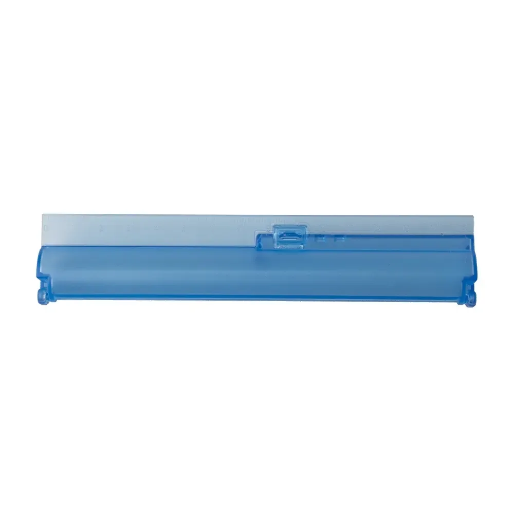 Estojo com régua personalizado, cor azul claro