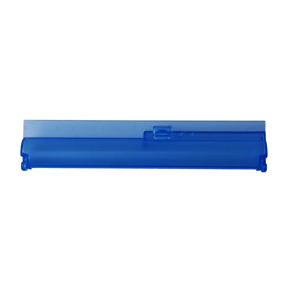 Estojo com régua personalizado, cor azul escuro