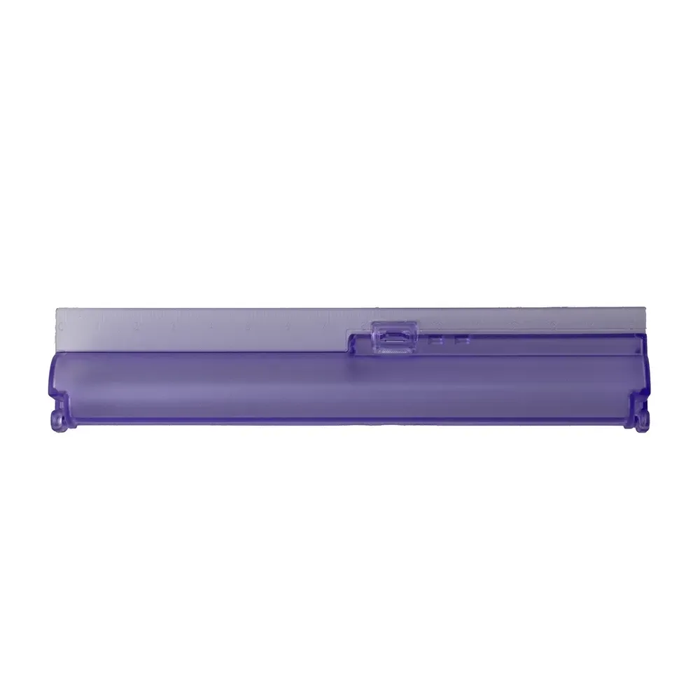 Estojo com régua personalizado, cor roxo