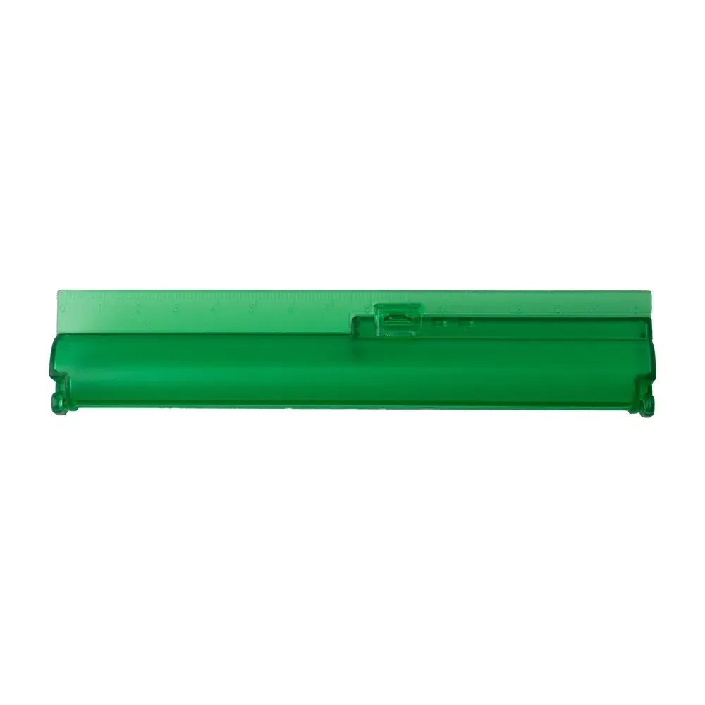 Estojo com régua personalizado, cor verde