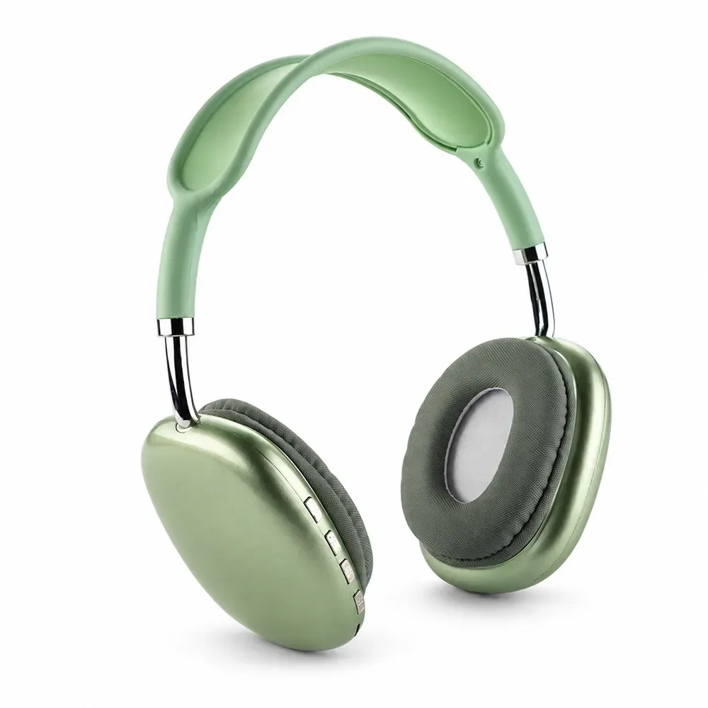 Fone de Ouvido Headphone Bluetooth 5.3 com Rádio FM em 5 Cores, cor verde