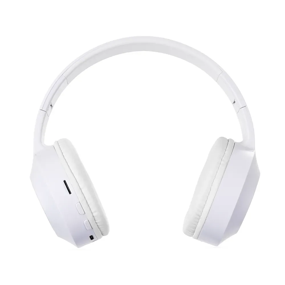 Fone de Ouvido Headphone Bluetooth com Arco Ajustável em 7 Níveis, cor branco