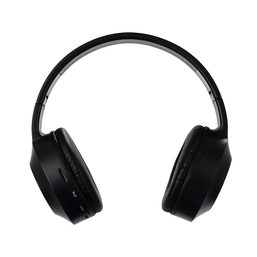 Fone de Ouvido Headphone Bluetooth com Arco Ajustável em 7 Níveis, cor preto