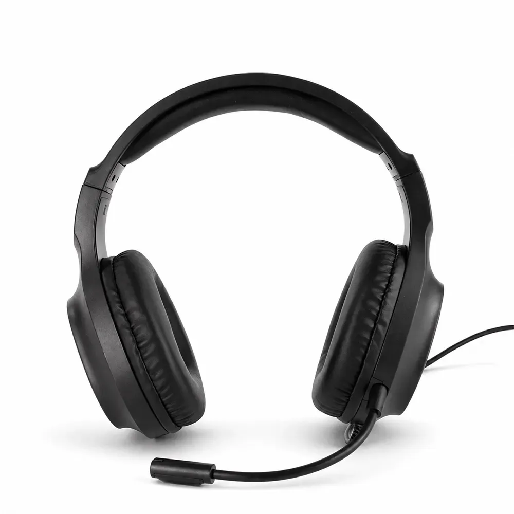 Fone de Ouvido Headphone com Fio e Microfone Flexível Ankoo, cor preto