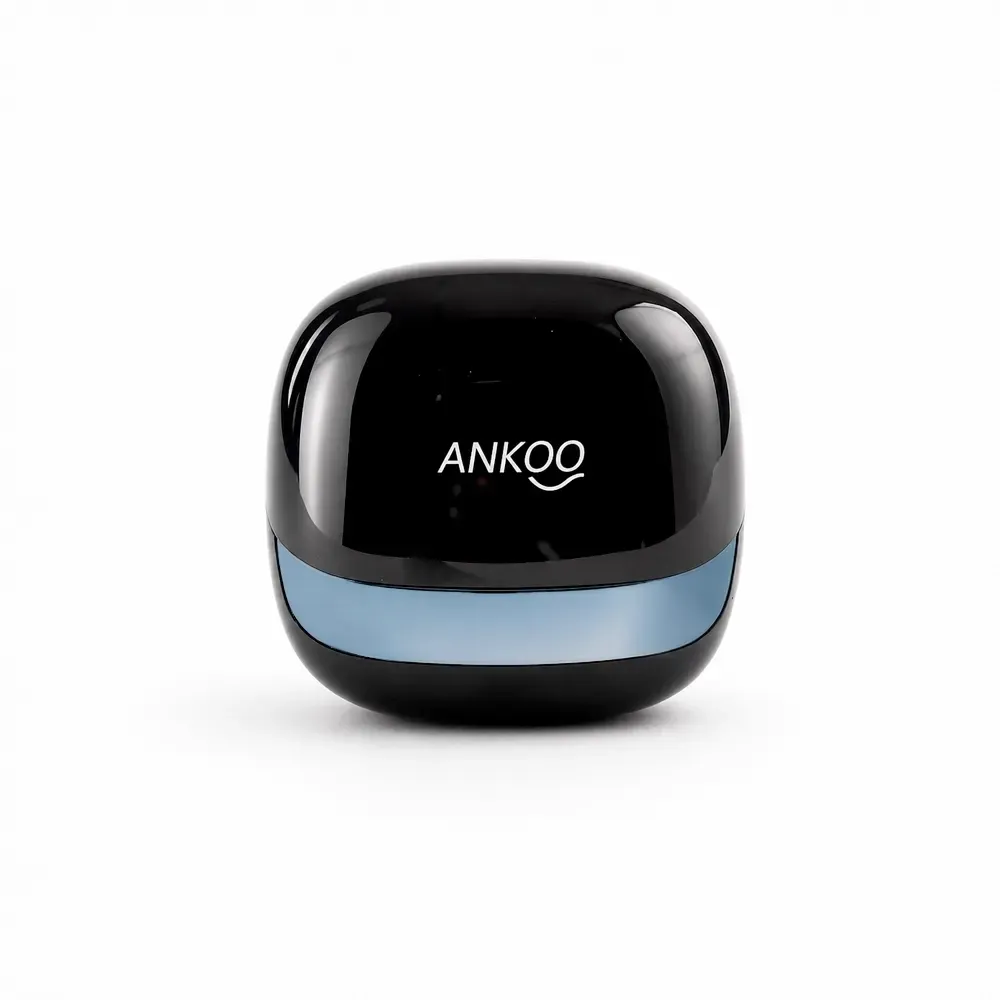 Fone de Ouvido TWS com Cancelamento Ativo de Ruído Ankoo, cor preto
