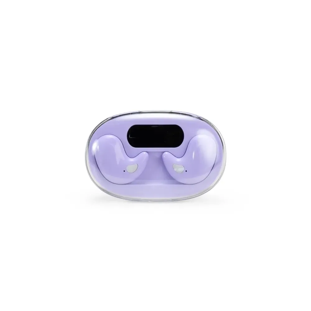 Fone de Ouvido TWS Intra-auricular Compacto em 6 Cores, cor roxo