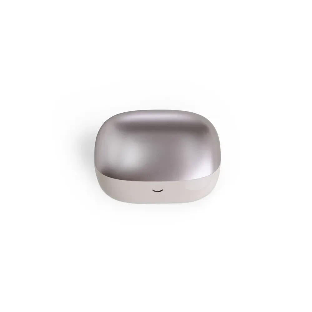 Fone de Ouvido TWS Leve e Compacto com Até 4 Horas de Reprodução, cor bege