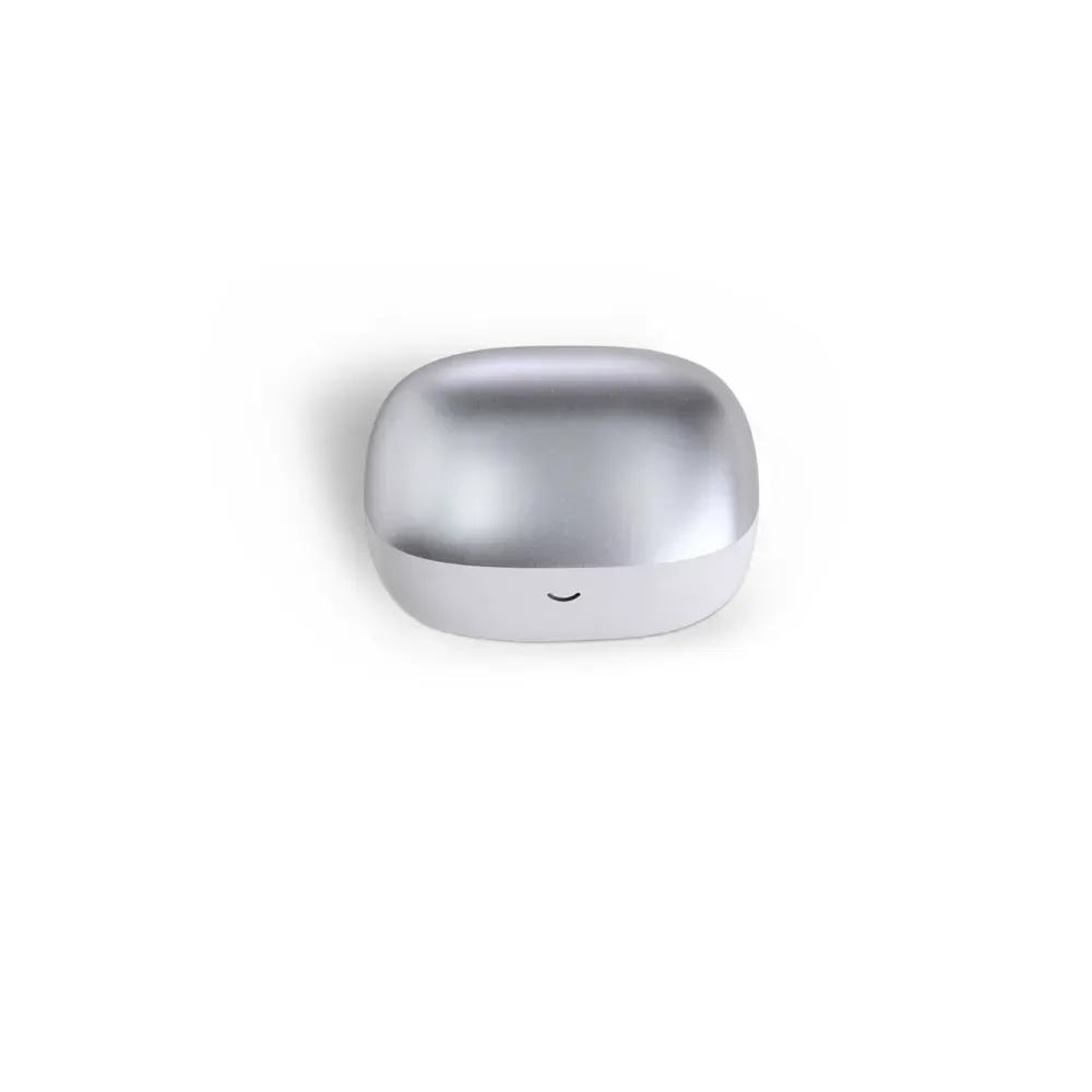 Fone de Ouvido TWS Leve e Compacto com Até 4 Horas de Reprodução, cor branco