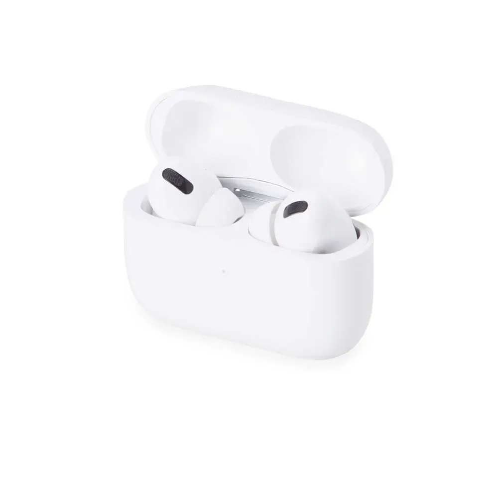 Fone de Ouvido TWS Touch com Case Carregador e Cabo Lightning, cor branco