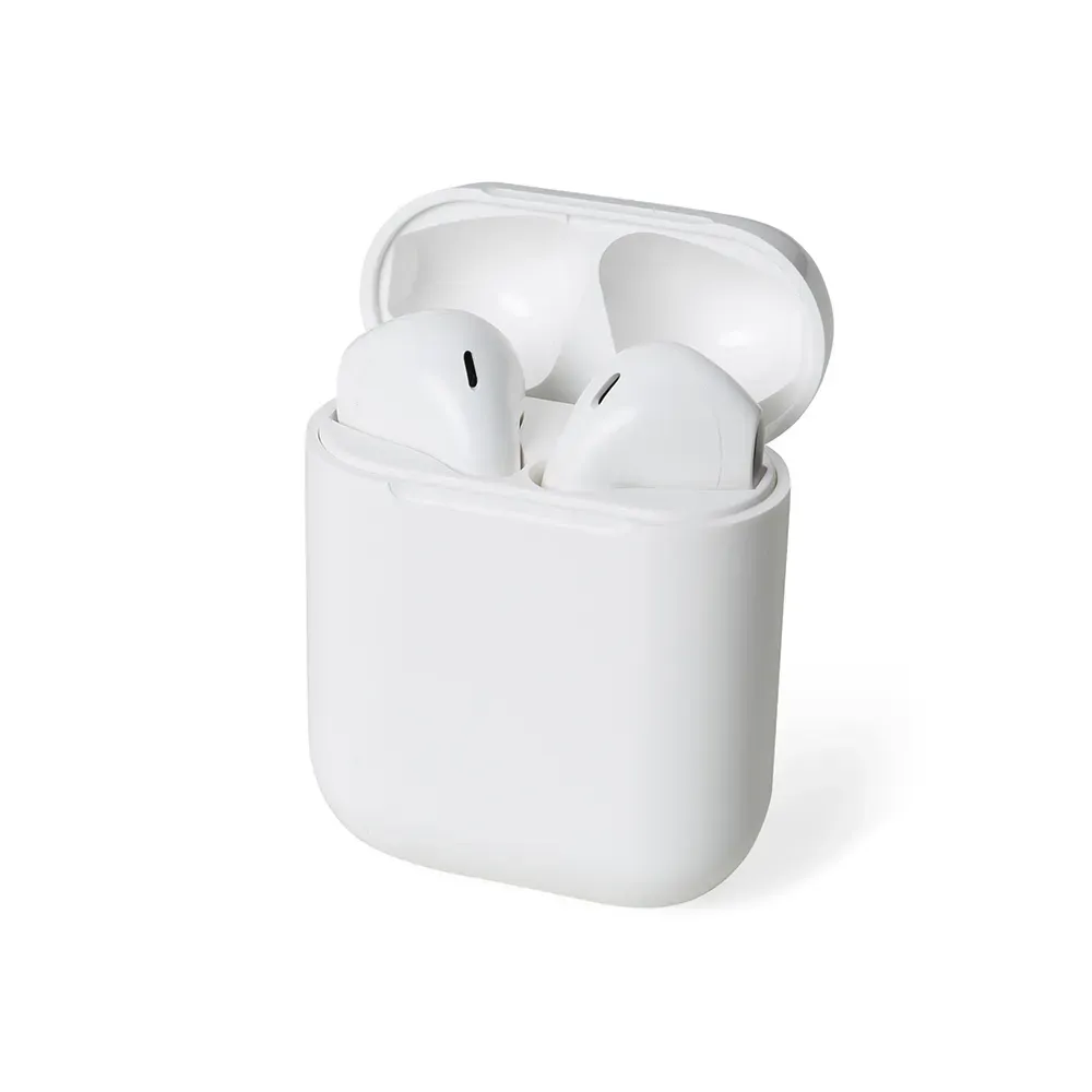 Fone de Ouvido Bluetooth Touch com Case Magnético Brilhante, cor branco