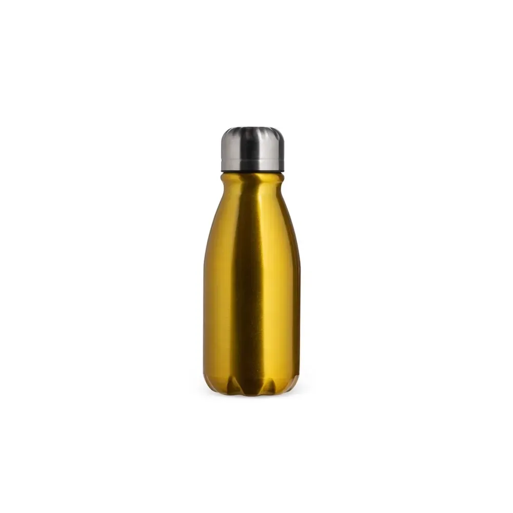 Garrafa de Alumínio 400ml dourada
