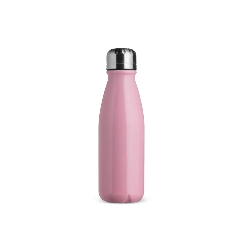 Garrafa de Alumínio 550ml rosa claro