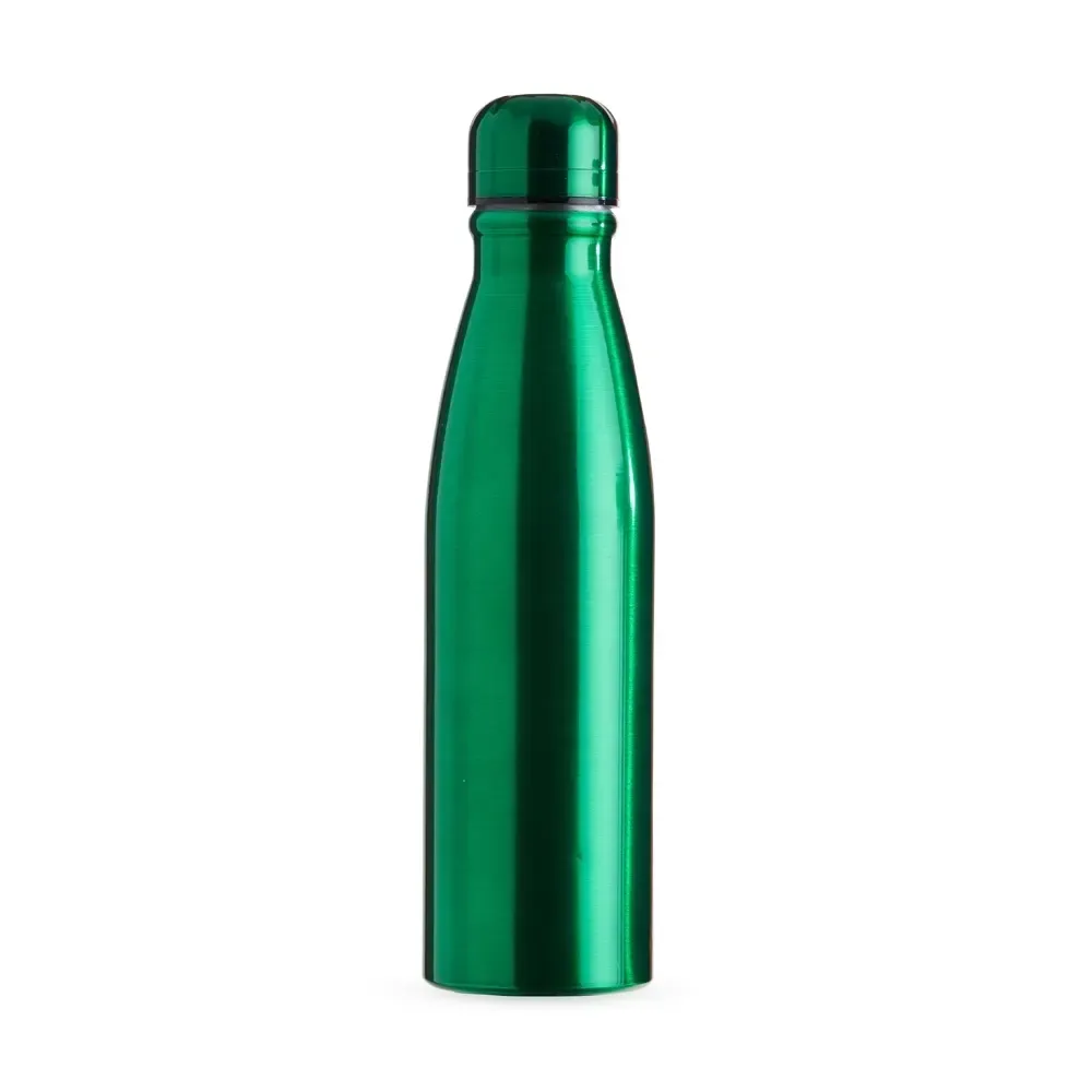Garrafa de Alumínio 630ml Pintura Metalizada personalizada verde