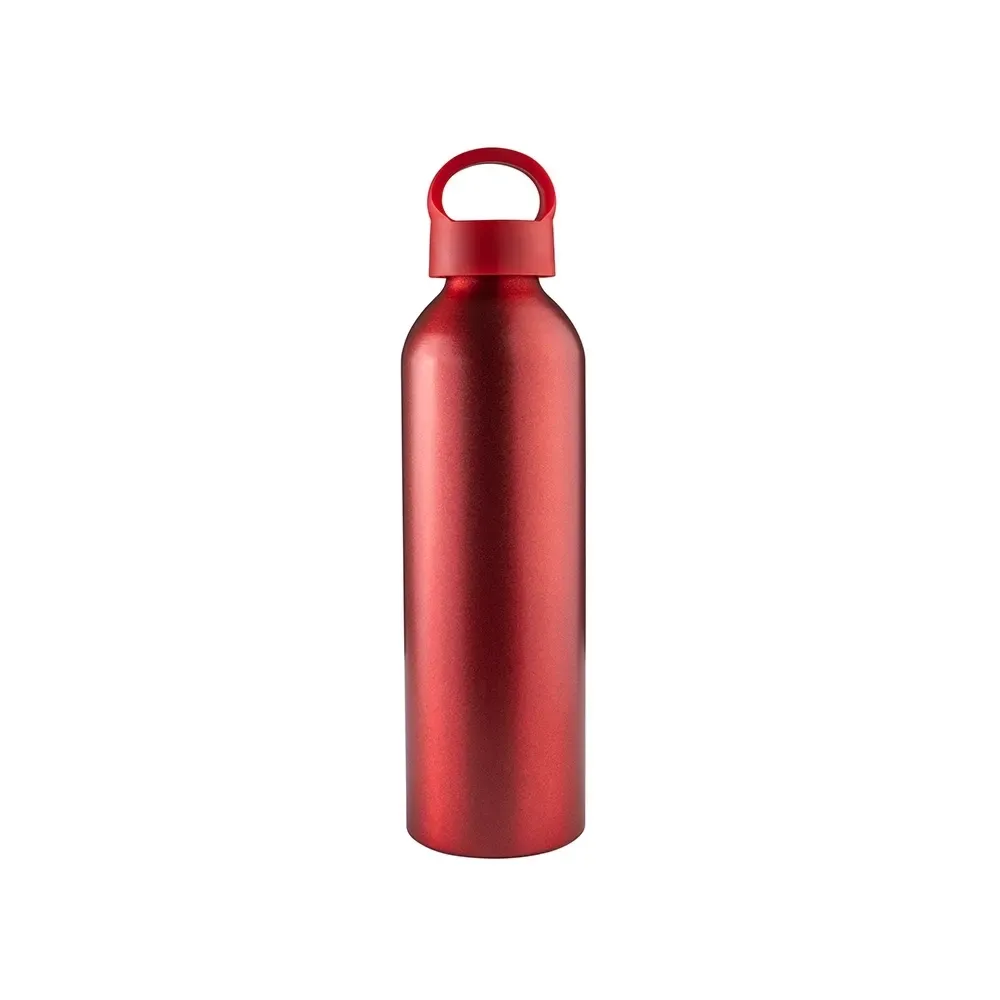 Garrafa de Alumínio 630ml personalizada vermelha