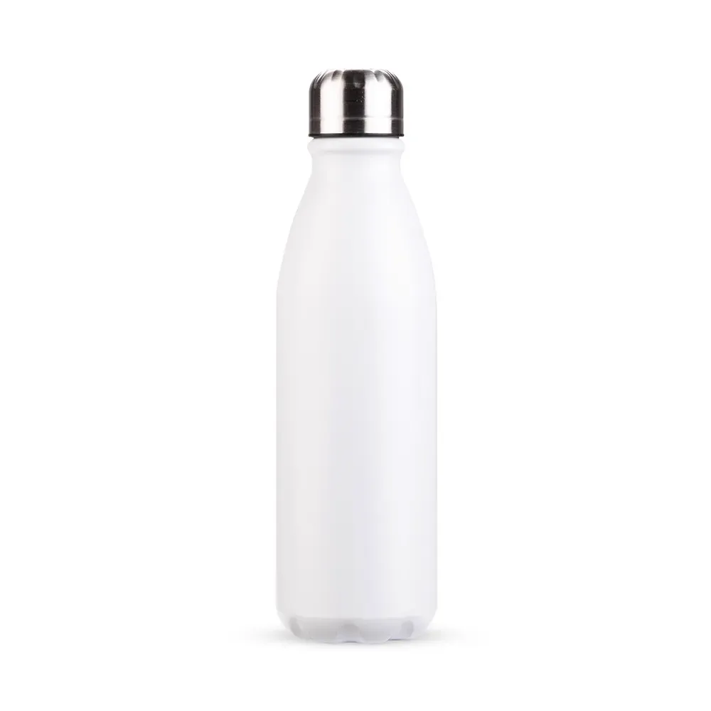 Garrafa de Alumínio 750ml Fosca branca