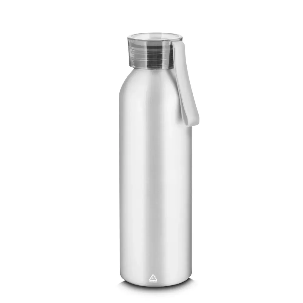 Garrafa de Alumínio Reciclado 640ml personalizada branca